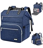 LTINVECK Nail Polish Organizer Case Backpack Holds 70 Bottles (15ml/0.5fl.oz)&amp; Nail Lamp, 2 Layer...