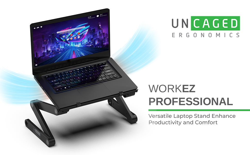 laptop stand for bed with mouse pad keyboard and mouse stand