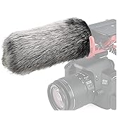 SUNMON Rode Deadcat Mic Windshield Fur Filter for Rode VideoMic, NTG2, NTG1, and WSVM Microphone ...