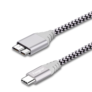 usb-c to micro b cable data sync cable black