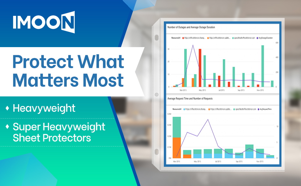 imoon heavyweight and super heavyweight sheet protectors