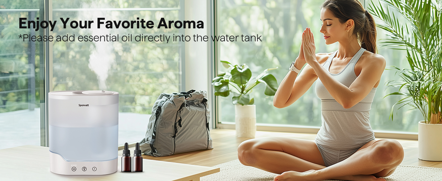 humidifiers for bedroom with essential oils