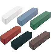 6 Pcs Metal Buffing Polishing Compound for Buffing Wheel, Buffing Wheel Compound, Grit Correspond...