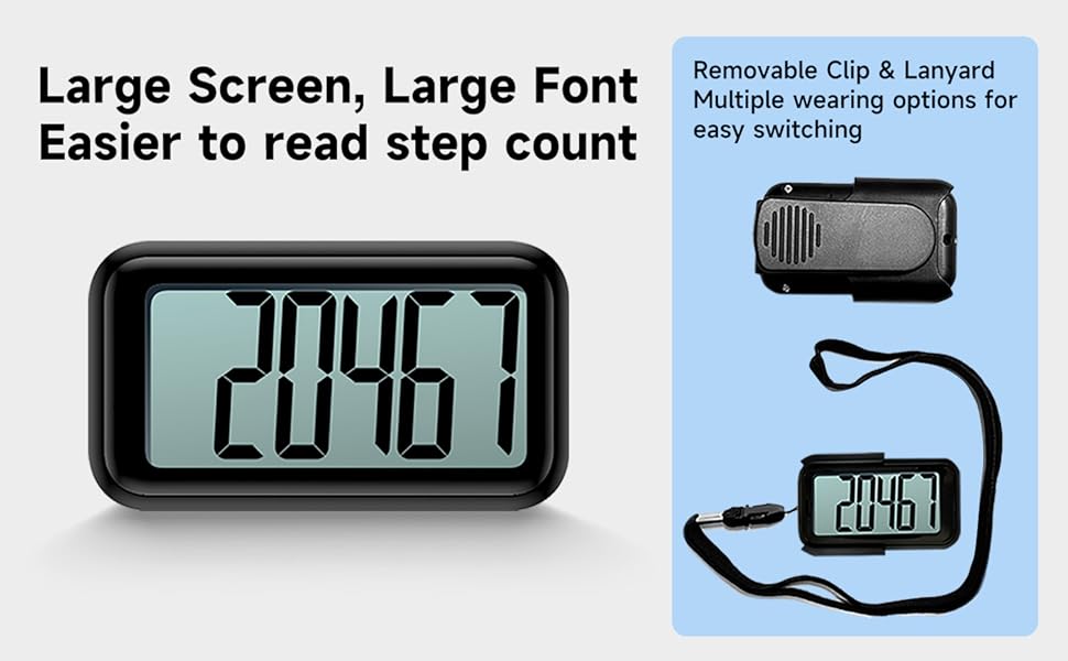 Pedometer for Walking Steps