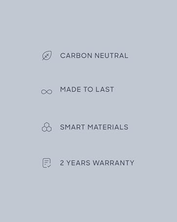 carbon neutral, made to last, smart materials
