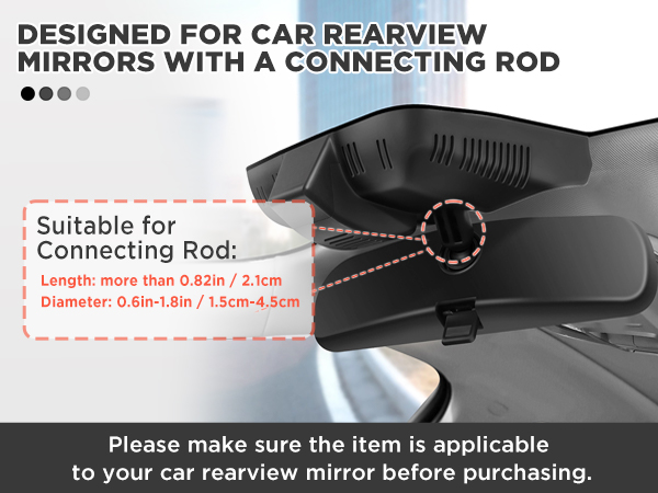 car rear view mirror phone holder