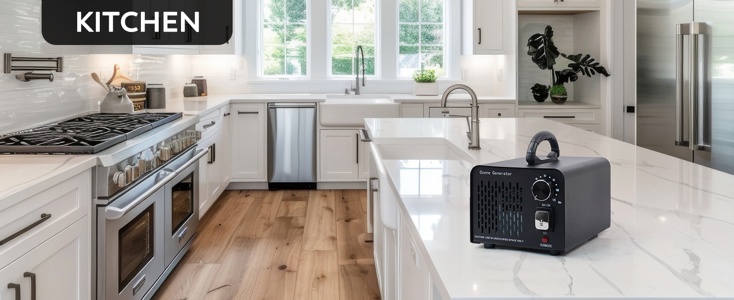 High Ozone Output: Eliminate unpleasant smells Perfect for removing smoke, pet, car, cooking