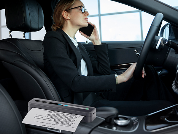 portable printers wireless for travel thermal bluetooth inkless 300dpi M832 phone laptop compact