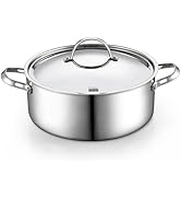 Cooks Standard Multi-Ply Clad Stainless Steel Stock Pot, 7-Quart Pasta Cooking Canning Dutch Oven...
