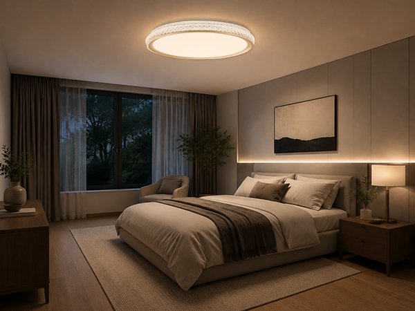 15in LED Flush Mount Ceiling Light Fixture 38W Dimmable LED 5CCT Modern for Kitchen Bedroom Bathroom