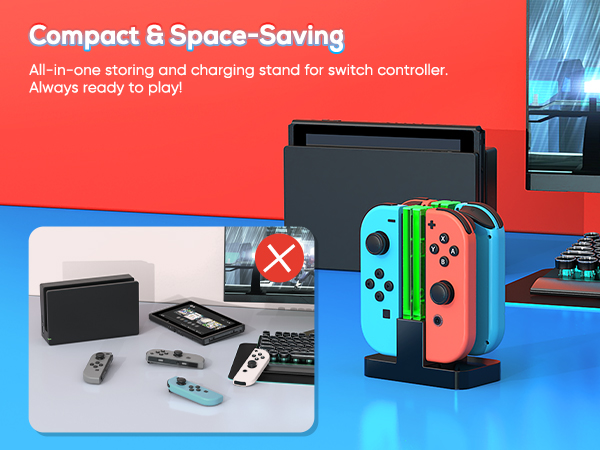 Space-Saving Charger Station
