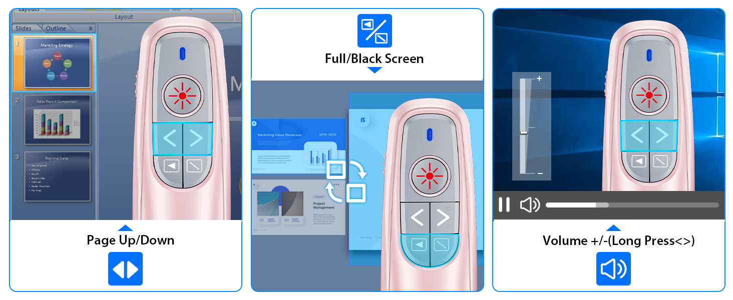 presentation clicker wireless presenter remote clicker