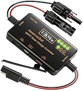AeternaSol MPPT Solar Charge Controller 12V 10A Solar Panel with LCD Display Charge Controller fo...