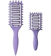 Curl Defining Brush,2024 Curly Hair Brush,Vented Hair Brush for Detangling, Shaping and Defining ...