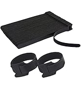100 PCS Reusable Cable Ties with Hook and Loop, Multi-purpose Adjustable 8 Inch Cable Management ...