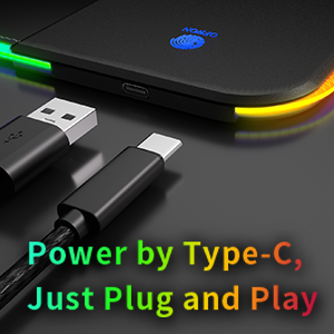 Power by Type-C, Just Plug and Play.