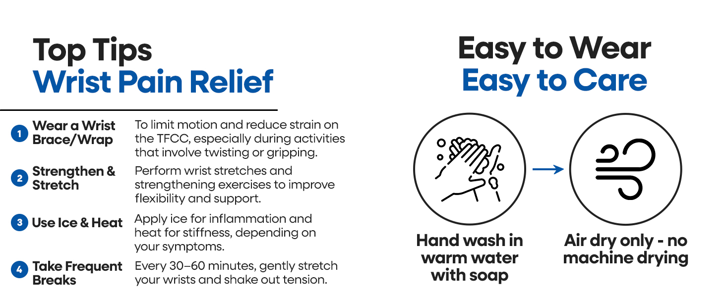 wrist wrap TFCC carpal tunnel wrist tendonitis