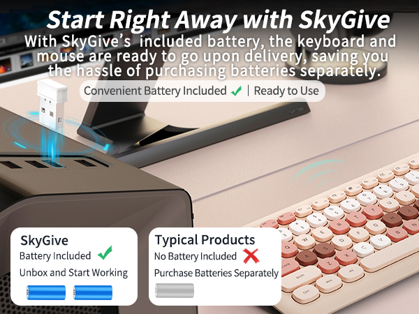 wireless mouse and keyboard