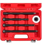 WETT Harmonic Balancer Installer Tool Set, 5-Piece Long Reach Crank Pulley Underdrive Damper Pull...