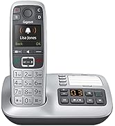 Gigaset E560A – Cordless Phone for Seniors with Answering Machine and SOS Key, Brilliant Sound Qu...