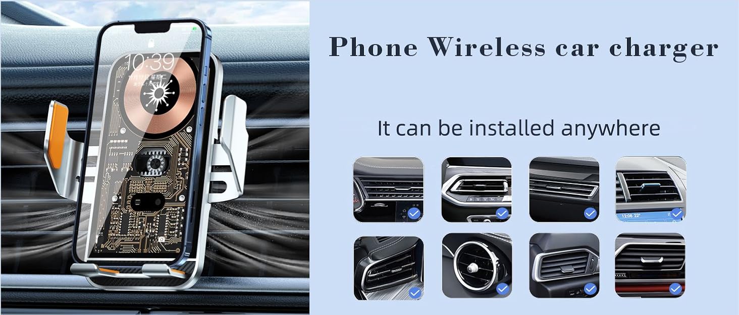 For iPhone Wireless Car Charger