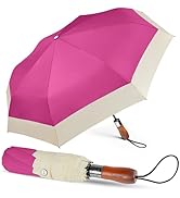 Lejorain Compact Golf Umbrella Large - 54inch Travel Big Portable Automatic Folding Umbrella Wind...
