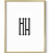 HAUS AND HUES Gold Aluminum Frame Set of 1 - 12x16