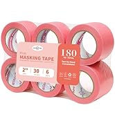 WINSUFIRE Colored Masking Tape, Colored Painters Tape for Arts and Crafts, Spray Painting, Maskin...
