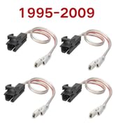 RED WOLF Door Speaker Wiring Harness Replacement for Chevy GMC Silverado Sierra 1995-2009, Buick ...