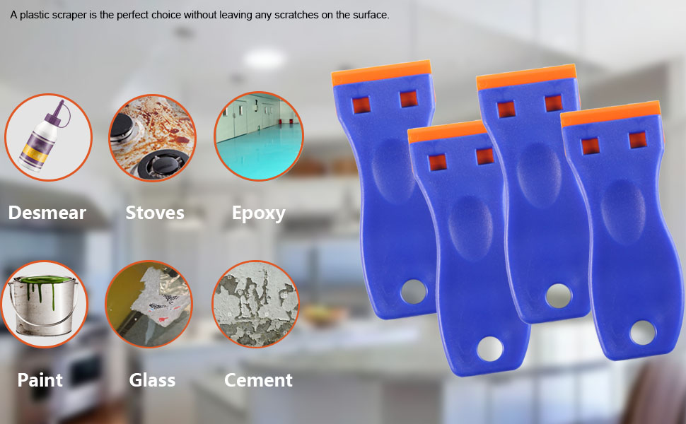 plastic razor blades scraper tool