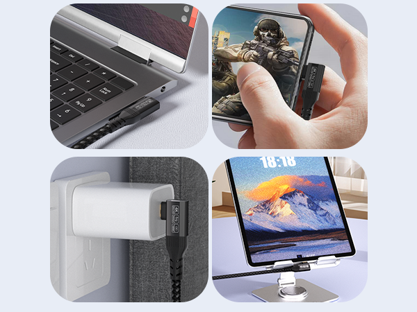 90 degree usb c cable