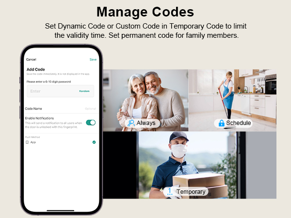 Manage Codes