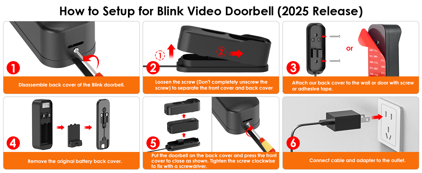 blink doorbell mount no drill