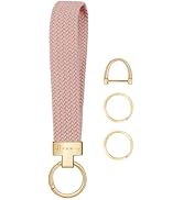 Hovmwey Elastic Wristlet Keychain for Women Men, Cute Car Key Chain, Braided Wrist Strap Lanyard ...