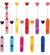 KINCHYGO, 10 Pack Beadable Letter Openers Blanks Heart Metal Beaded Envelope Opener for Slitter M...