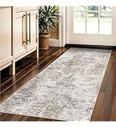 Washable Entryway 2x5 Runner Rug: Easy-Clean Kitchen Bedroom Carpets Non Slip Water Resistant Rug...