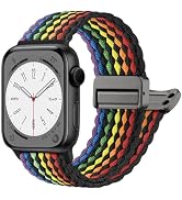 Charlam Sport Solo Loop Compatible with Apple Watch Band 49mm 46mm 45mm 44mm 42mm 41mm 40mm 38mm ...