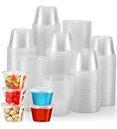 VITEVER [120 Sets - 4 oz ] Portion Cups With Lids, Small Plastic Containers with Lids, Airtight a...