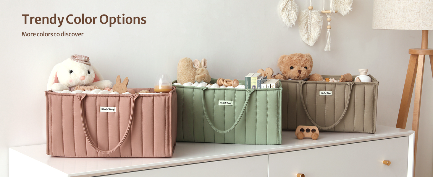 stylish diaper caddy