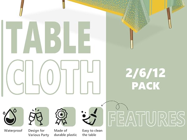 Disposable Plastic Table Cloths