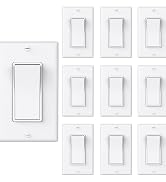 3 Way Light Switch with Wall Plate