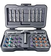 LeCoirrax 34 In 1 Magnetic Screwdriver Set, Ratcheting Screwdriver Set with Detachable Handle, Mu...