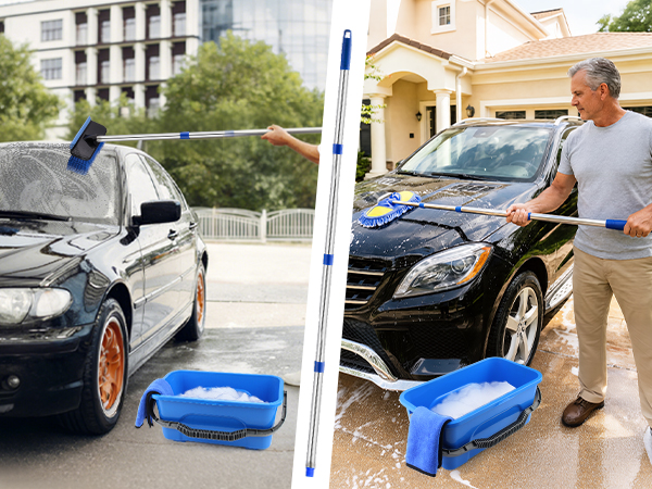 car wash mop with long handle