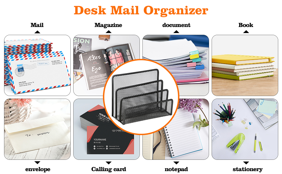 2 Pieces Desk Mail Organizer 5