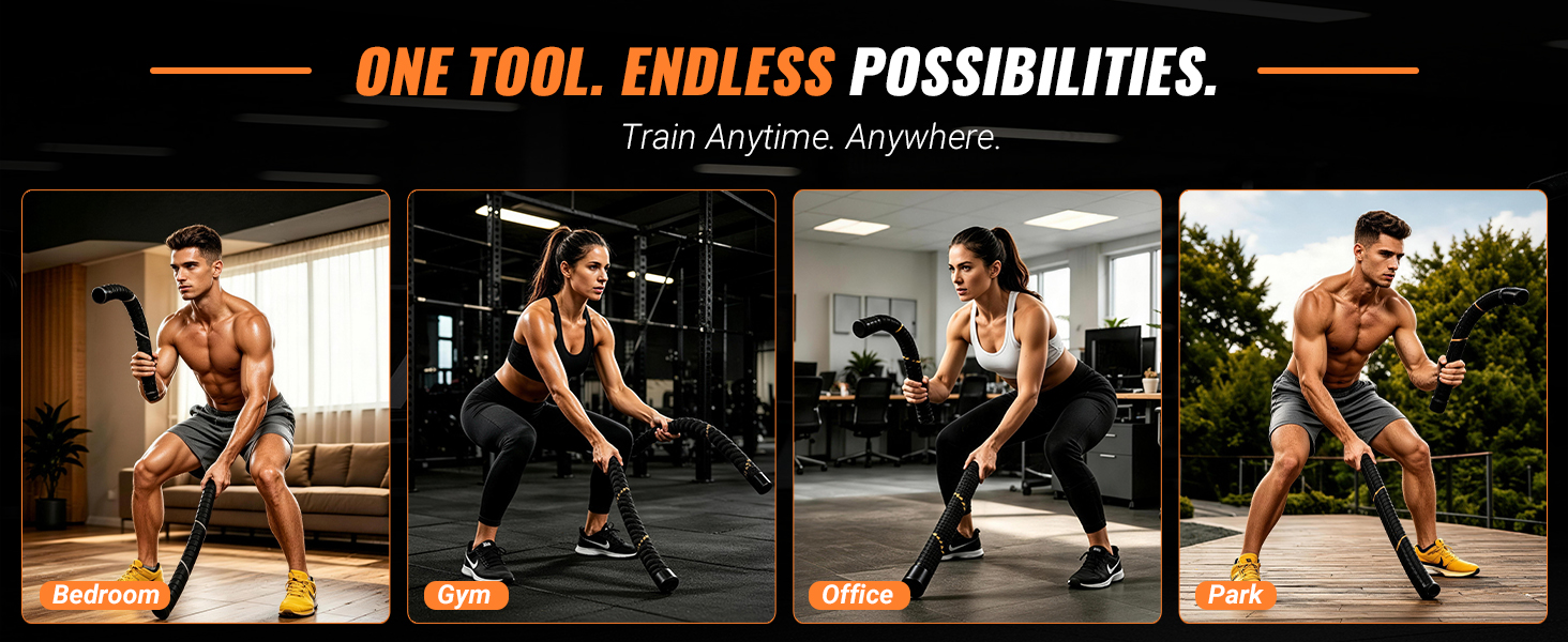 Ropeless Battle Ropes