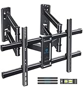 PERLESMITH Corner TV Wall Mount for 37-70 Inch LED, LCD 4K Flat Curved Screen TVs up to 99 lbs, C...