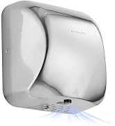 Modundry High-Speed Automatic Warm Air Hand Dryer, Commercial and Home Use, 110V, 1200W, 304 Stai...
