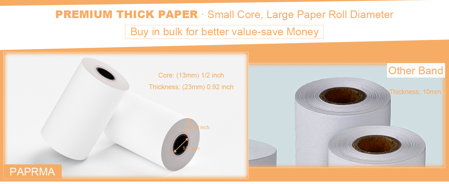 credit card paper roll