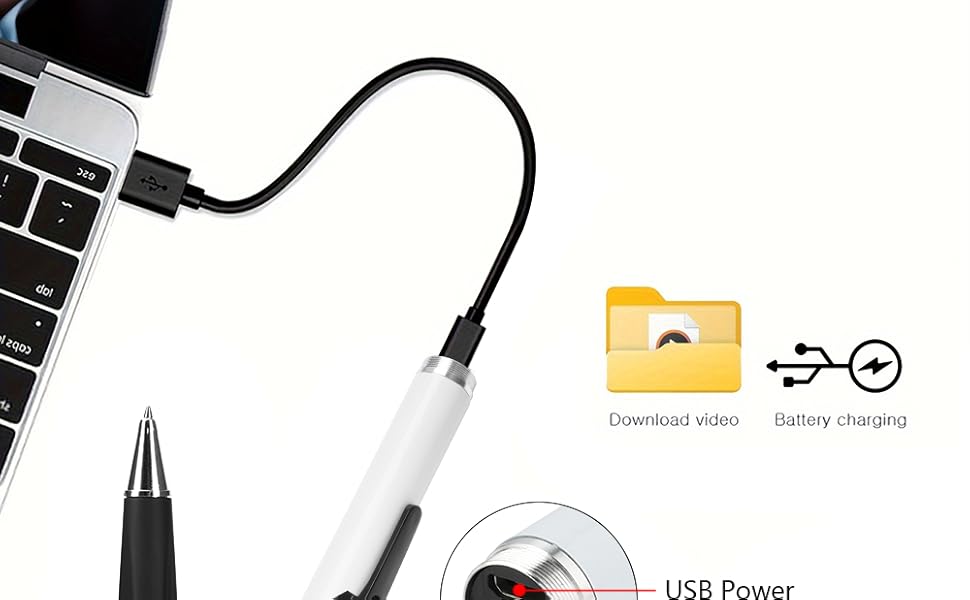 Spy Pen Pro - 1080P HD Wearable Camera