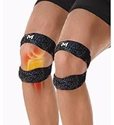 FVVWVV 2 Pack Patella Knee Brace with Gel Pads,Adjustable Patellar Tendon Support Strap for Women...